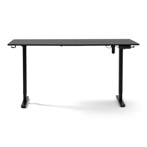 Damian korkeussäädettävä pöytä 160x80 cm, musta