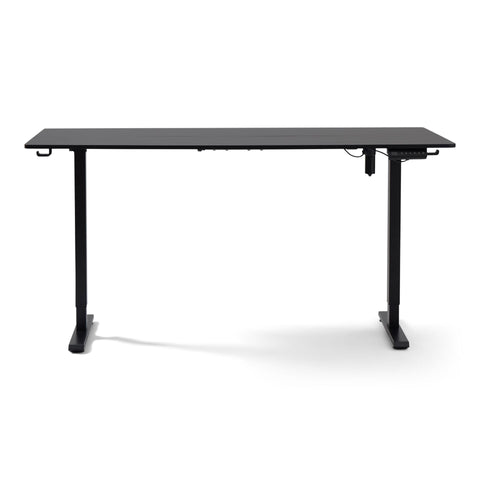Damian korkeussäädettävä pöytä 160x80 cm, musta