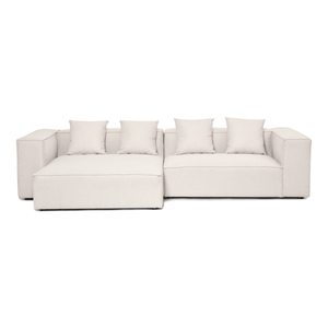 Hailey - Vasenkätinen divaanimoduulisohva beigellä 2 moduulilla L: 294 x S: 148 x K: 65 cm